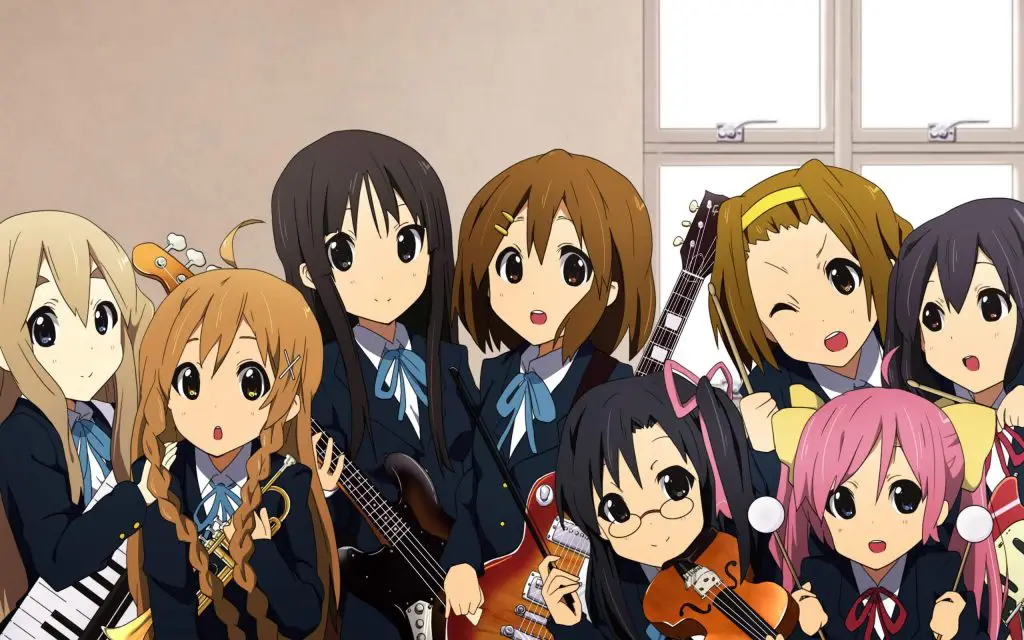 Anime học đường âm nhạc K-On!