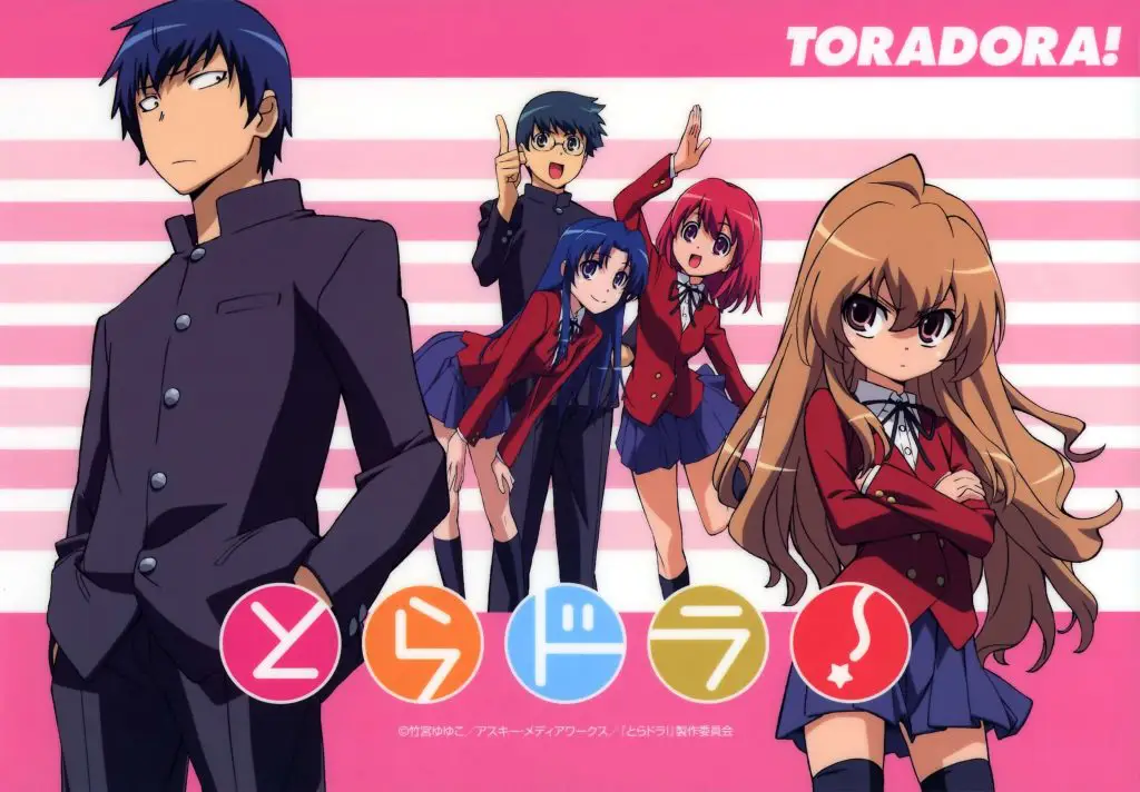 Anime học đường tình cảm Toradora