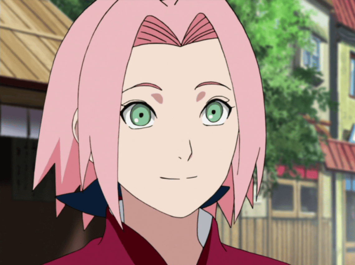 Mái tóc hồng, đôi mắt xanh to và làn da trắng của Sakura chính là điểm gây ấn tượng mạnh mẽ với người đối diện