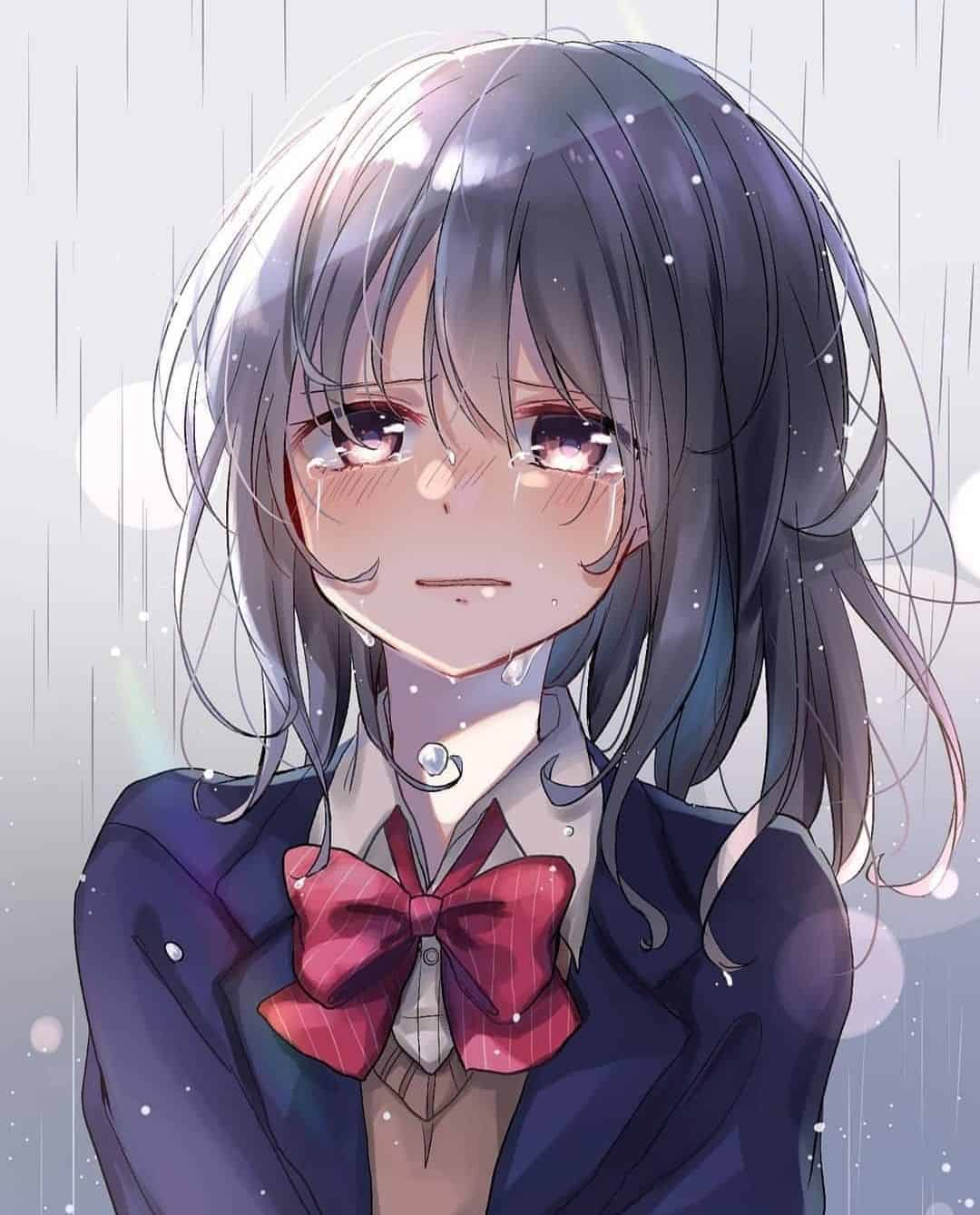 Ngắm nhìn bộ sưu tập 21 ảnh Anime girl khóc buồn man mác
