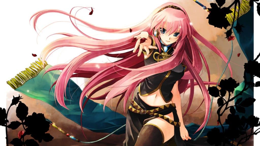 Anime girl tóc hồng