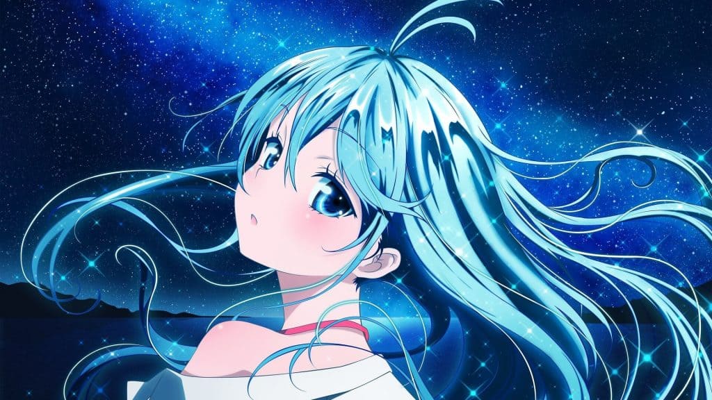 Album với hơn 48 ảnh của anime nữ chính tóc xanh dương - daotaonec